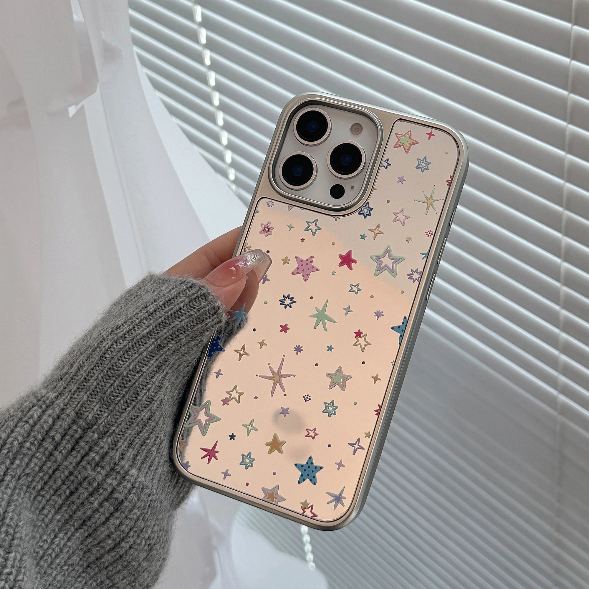 Colorful Dopamine Stars - iPhone Case
